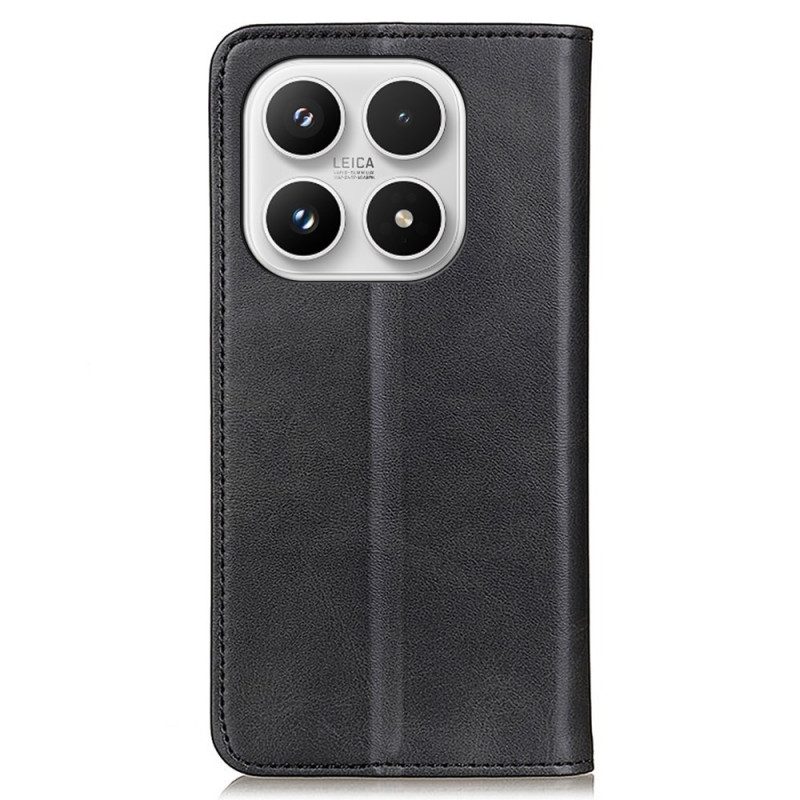 Flip Case Für Xiaomi 17 Lederstruktur