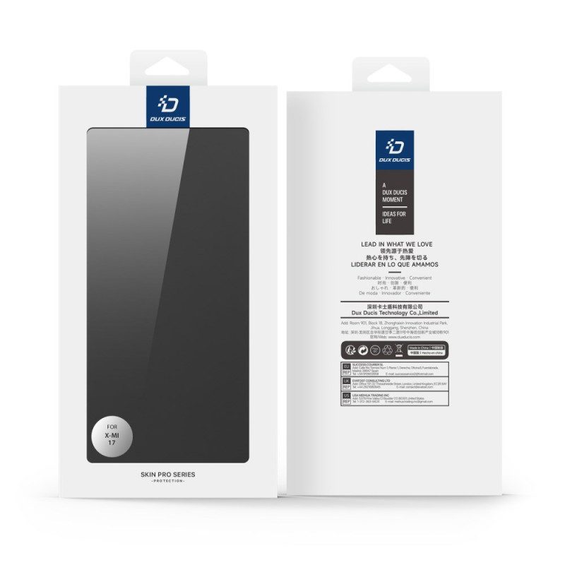 Flip Case Xiaomi 17 Handyhülle Dux Ducis Pro Series Skin
