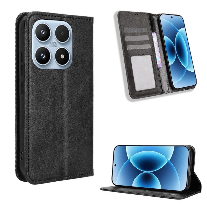 Flip Case Xiaomi 17 Handyhülle Vintage-friese