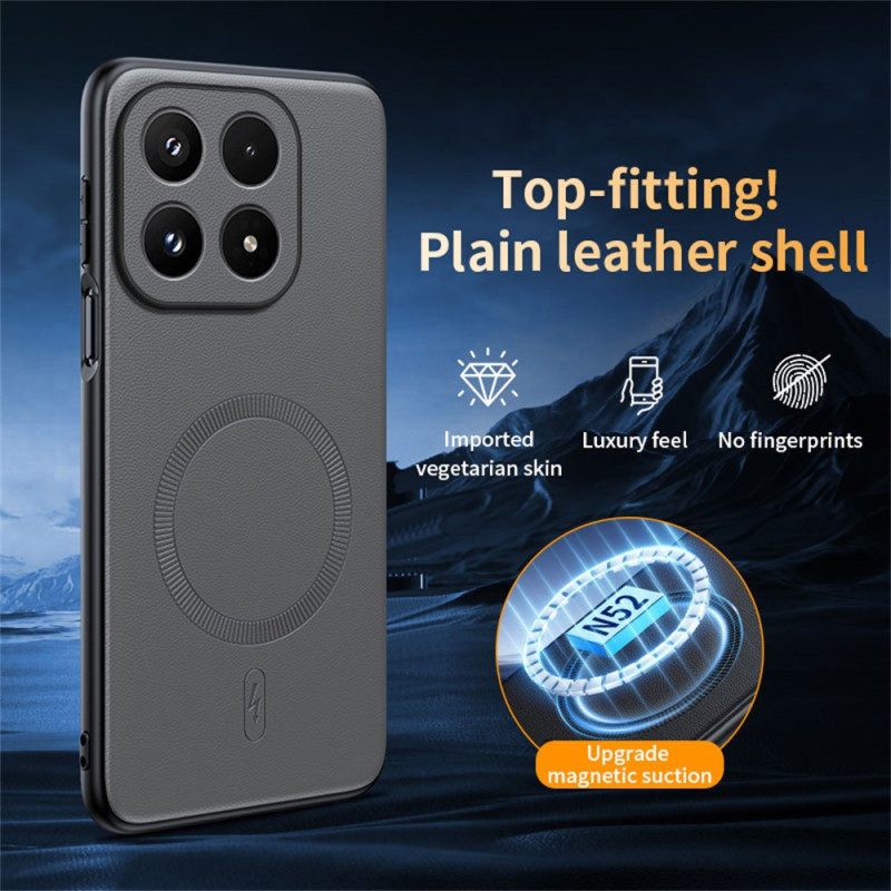 Hülle Für Xiaomi 17 Magsafe Lederoptik
