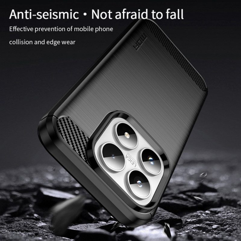 Hülle Xiaomi 17 Gebürstete Kohlefaser
