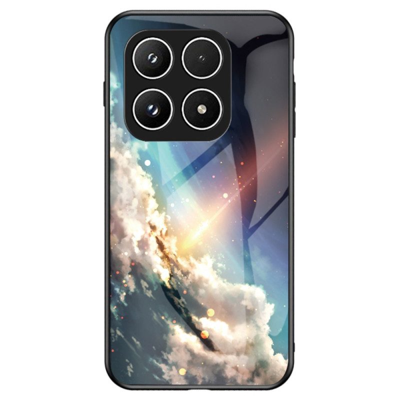 Hülle Xiaomi 17 Gehärtetes Glas Sternenhimmel