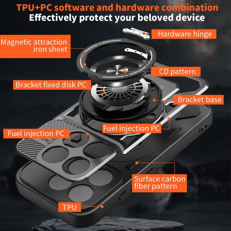 Hülle Xiaomi 17 Magnetisch Mit Drehbarem Ständer