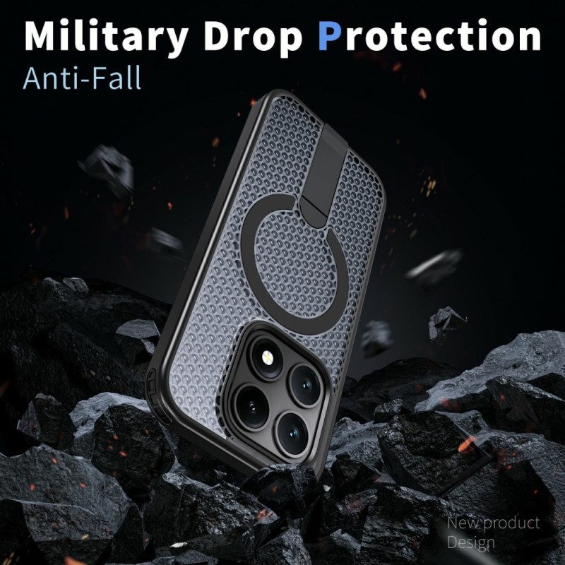 Hülle Xiaomi 17 Magnetische Gitterstruktur Mit Ständer