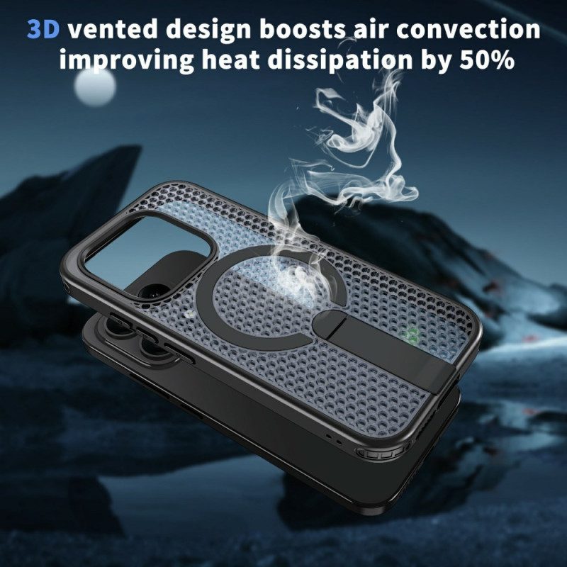 Hülle Xiaomi 17 Magnetische Gitterstruktur Mit Ständer