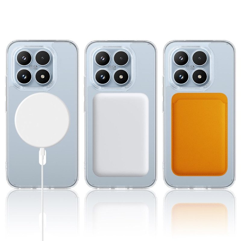 Hülle Xiaomi 17 Verstärktes Transparentes Magnetglas