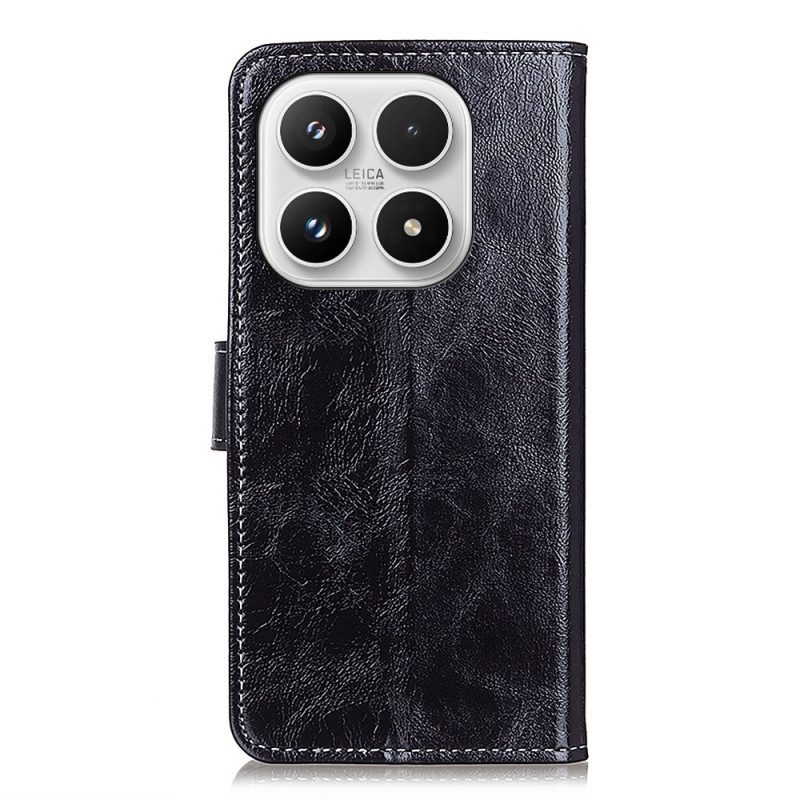 Lederhüllen Für Xiaomi 17 Glänzend