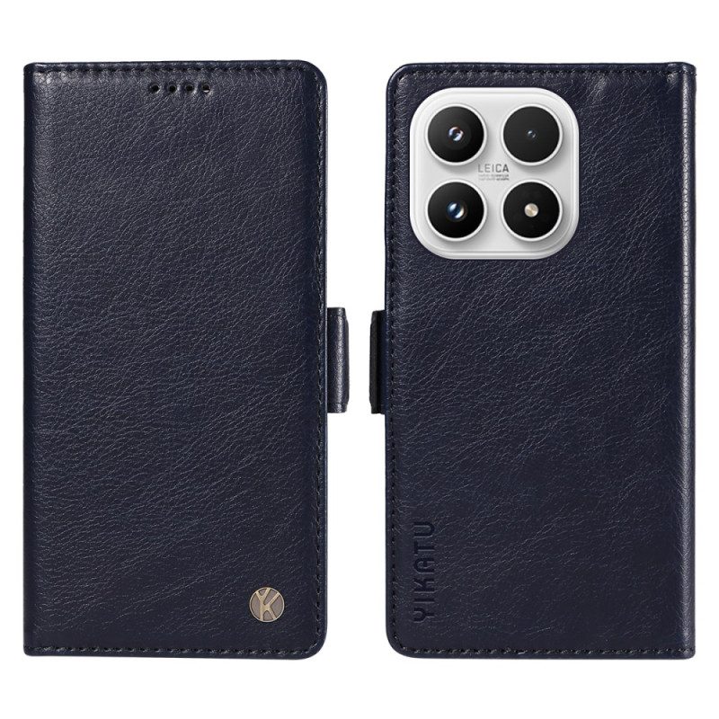 Lederhüllen Für Xiaomi 17 Yikatu Vintage-design