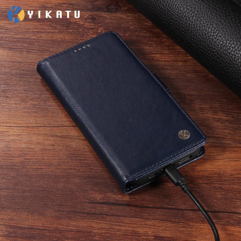 Lederhüllen Für Xiaomi 17 Yikatu Vintage-design