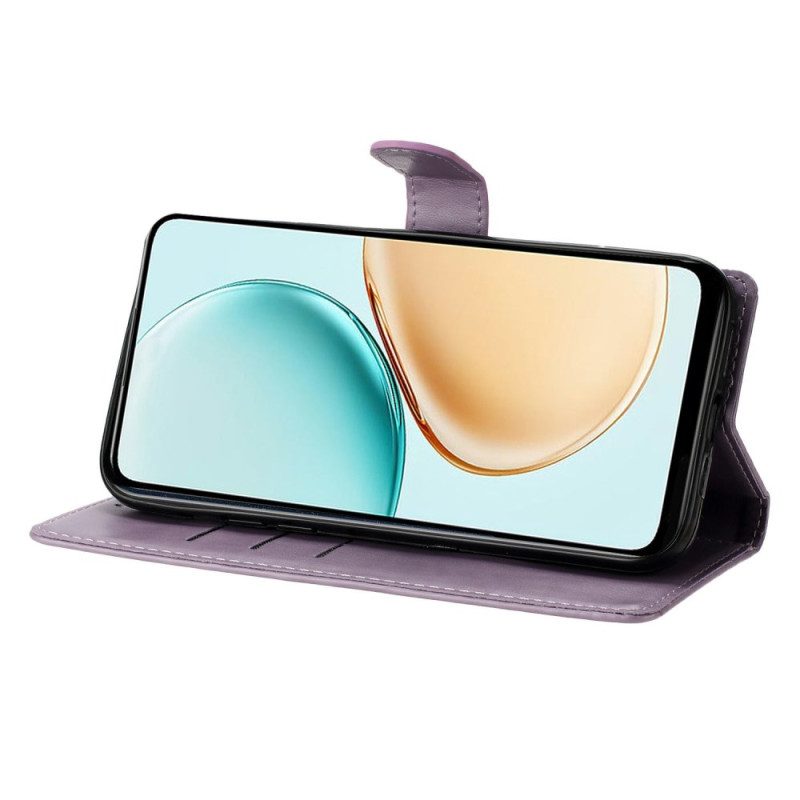 Lederhüllen Xiaomi 17 Blumenmuster