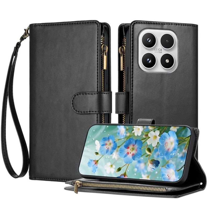 Lederhüllen Xiaomi 17 Geldbörse Mit Riemen