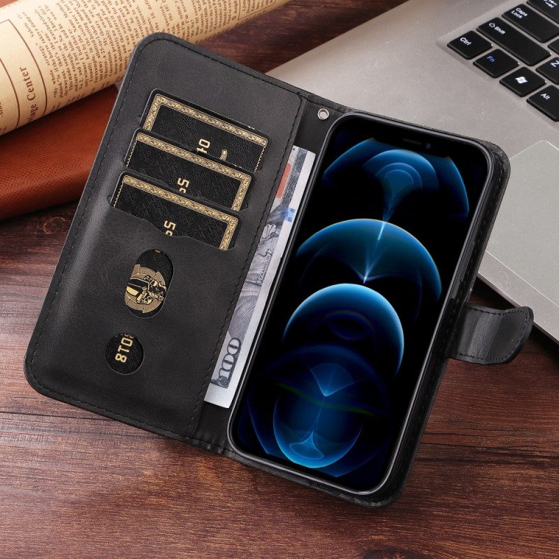 Lederhüllen Xiaomi 17 Handyhülle Reißverschlusstasche