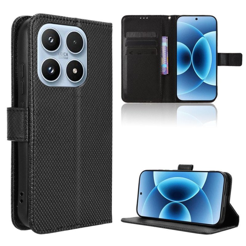 Lederhüllen Xiaomi 17 Handyhülle Strukturiertes Kunstleder