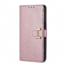 Lederhüllen Xiaomi 17 Handyhülle Verschlussdesign I