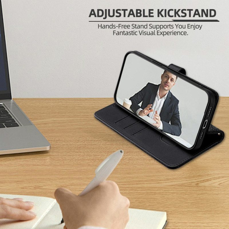 Lederhüllen Xiaomi 17 Handyhülle Verschlussdesign I