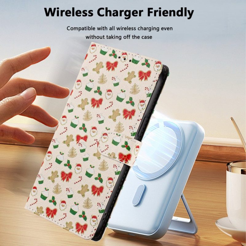 Lederhüllen Xiaomi 17 Handyhülle Weihnachten