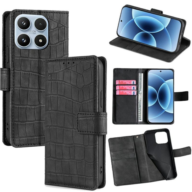 Lederhüllen Xiaomi 17 Krokodilstruktur