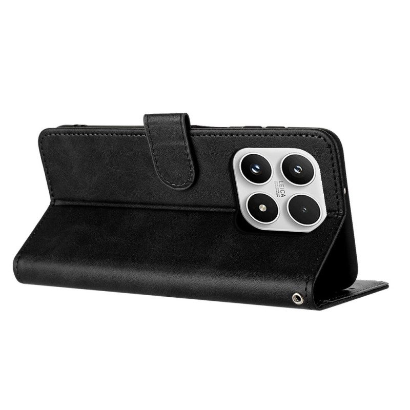 Lederhüllen Xiaomi 17 Lederoptik Mit Lanyard