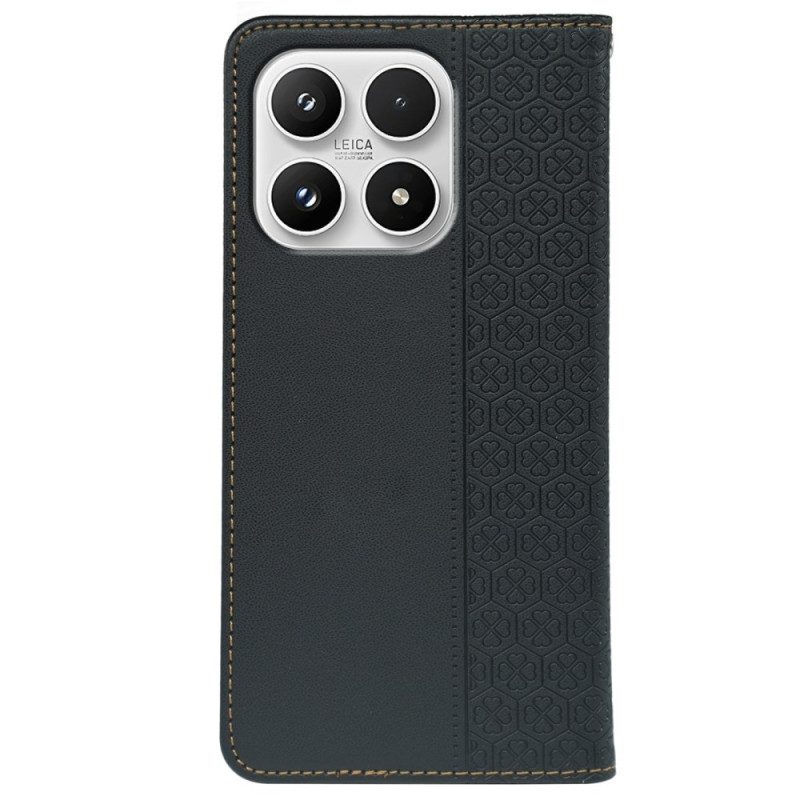 Xiaomi 17 Klappdeckel Mit Vier Kleeblättern