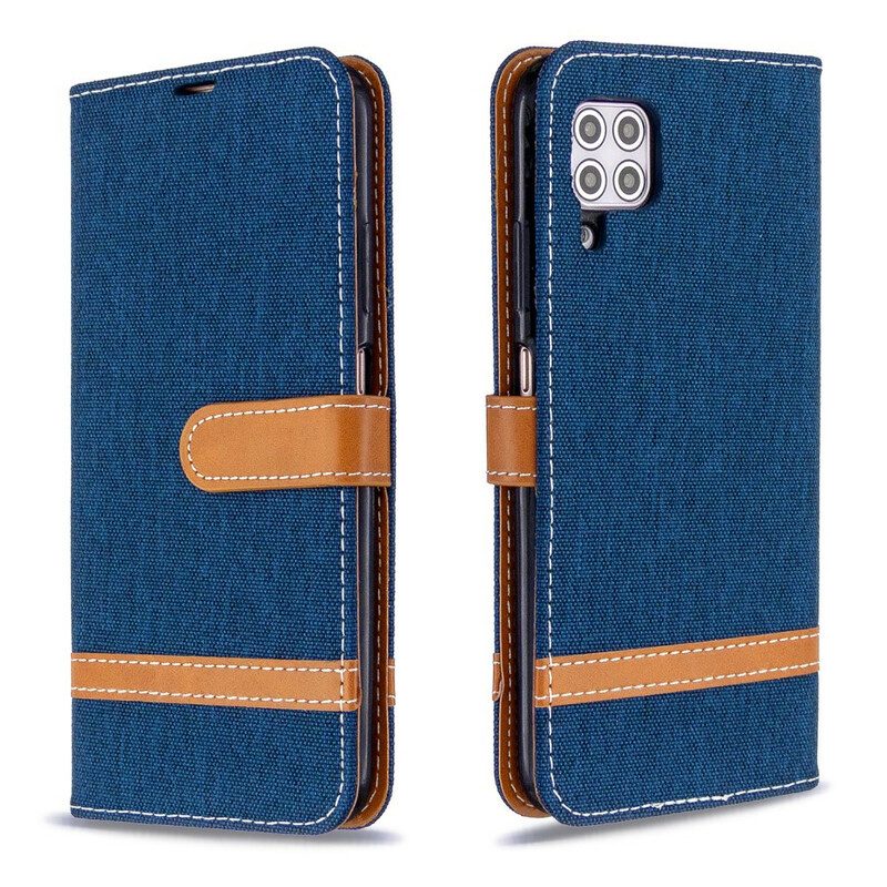 Flip Case Für Huawei P40 Lite Mit Kordel Armband In Stoff- Und Lederoptik