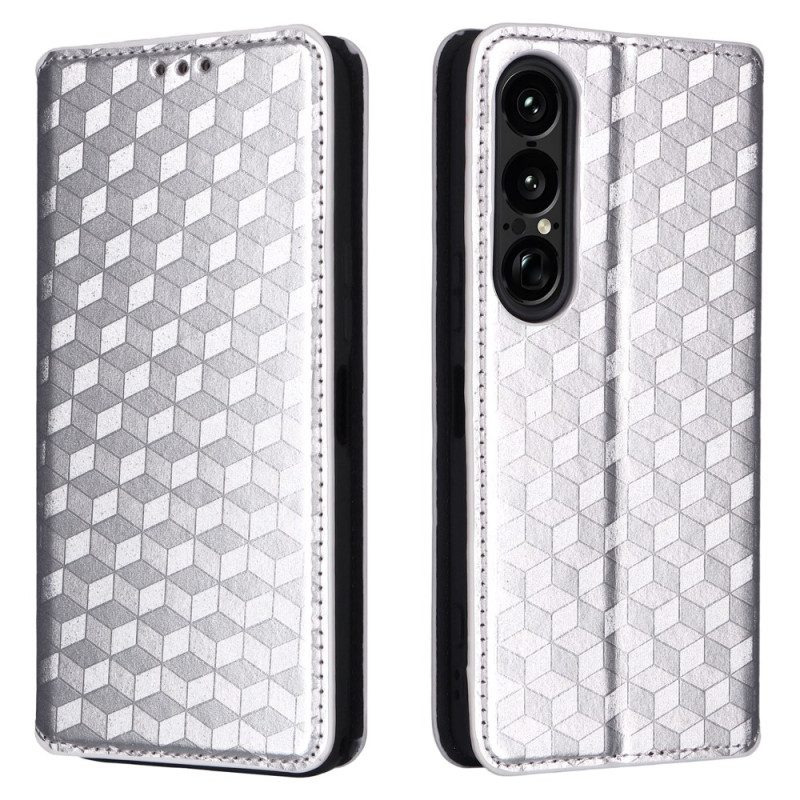 Flip Case Für Sony Xperia 1 Vii 3d-diamanten