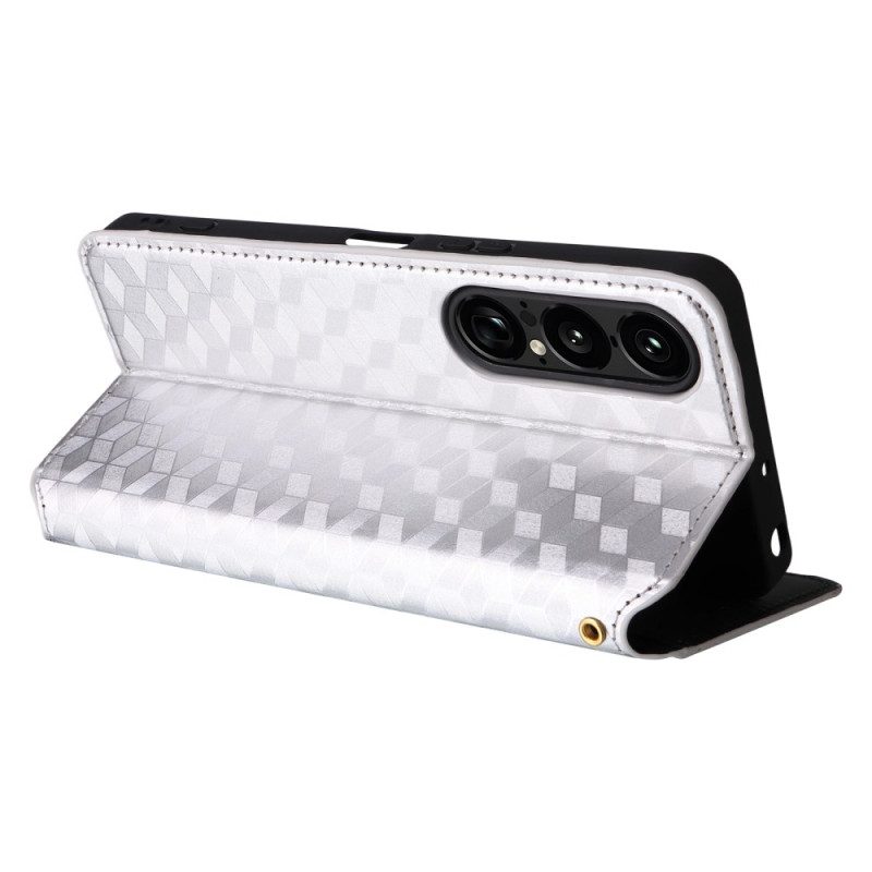 Flip Case Für Sony Xperia 1 Vii 3d-diamanten