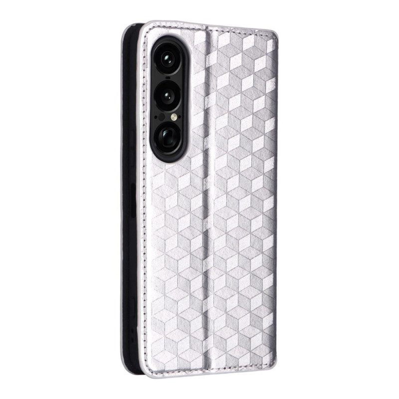 Flip Case Für Sony Xperia 1 Vii 3d-diamanten