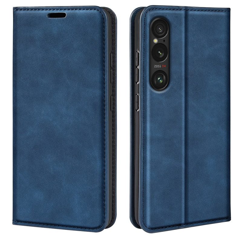 Flip Case Für Sony Xperia 1 Vii Lederoptik