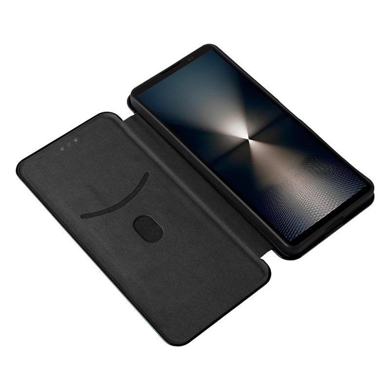 Flip Case Sony Xperia 1 Vii Carbonfaser