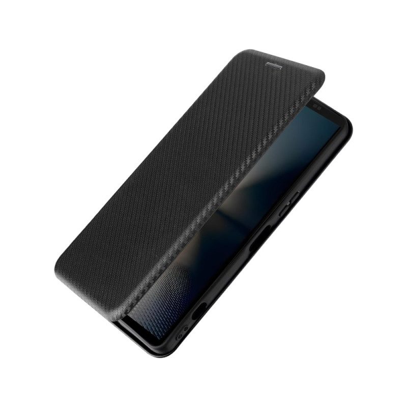 Flip Case Sony Xperia 1 Vii Carbonfaser