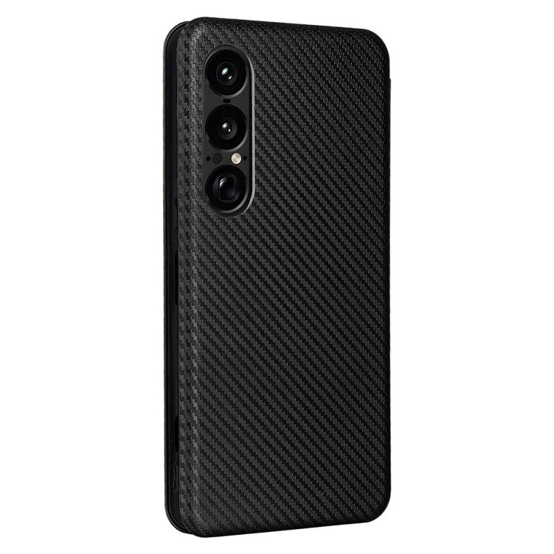Flip Case Sony Xperia 1 Vii Carbonfaser