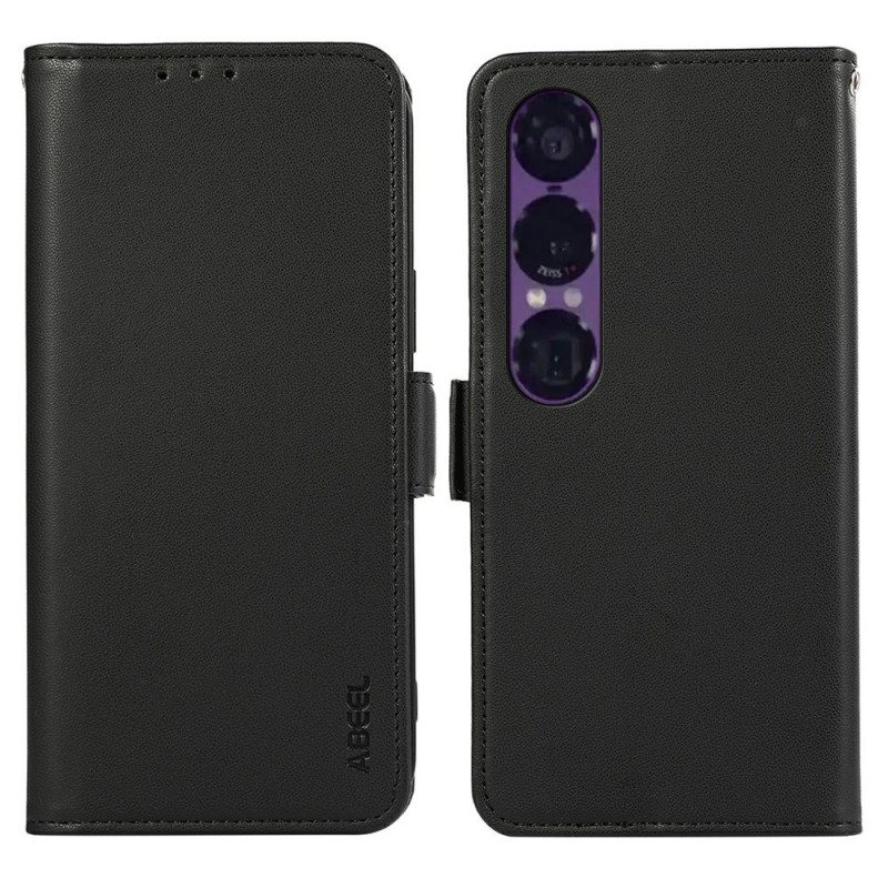 Lederhüllen Für Sony Xperia 1 Vii Abeel Rfid-schutz
