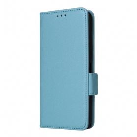 Lederhüllen Für Sony Xperia 1 Vii Litschi-textur Mit Riemen