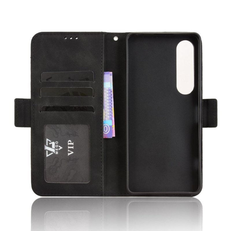 Lederhüllen Sony Xperia 1 Vii Handyhülle Mehrfachkartenetui