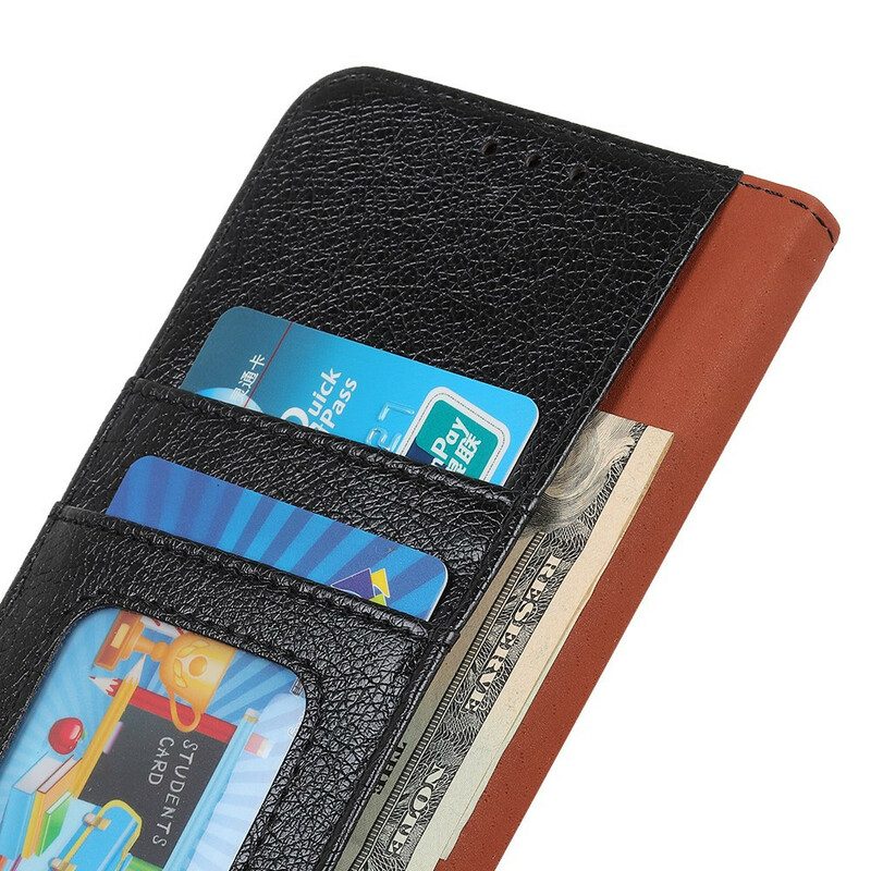 Flip Case Für iPhone 13 Pro Gespaltenes Nappaleder