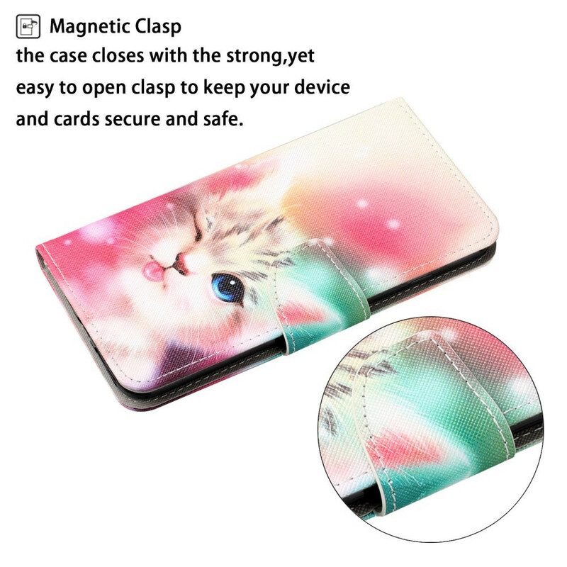 Flip Case Für iPhone 13 Pro Katzengeschichten Mit Schlüsselband