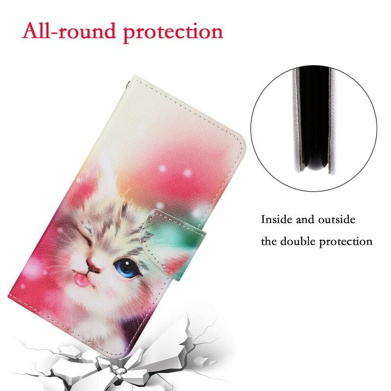Flip Case Für iPhone 13 Pro Katzengeschichten Mit Schlüsselband