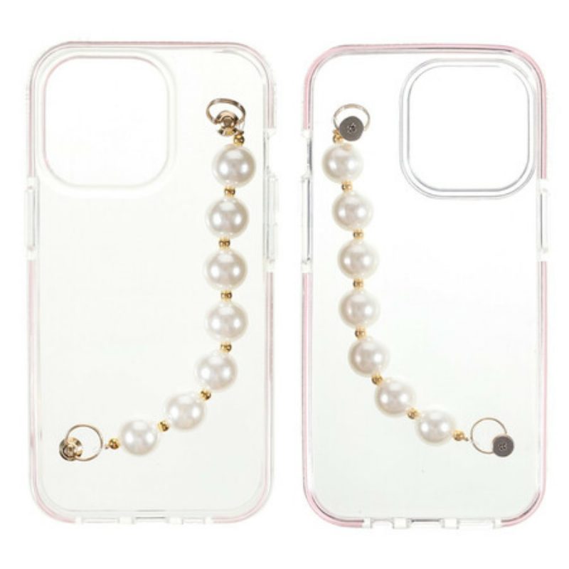 Hülle Für iPhone 13 Pro Silikon-armbandperlen
