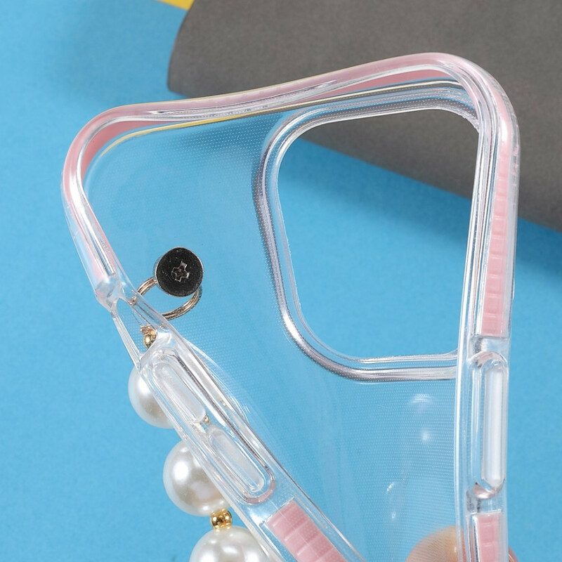 Hülle Für iPhone 13 Pro Silikon-armbandperlen