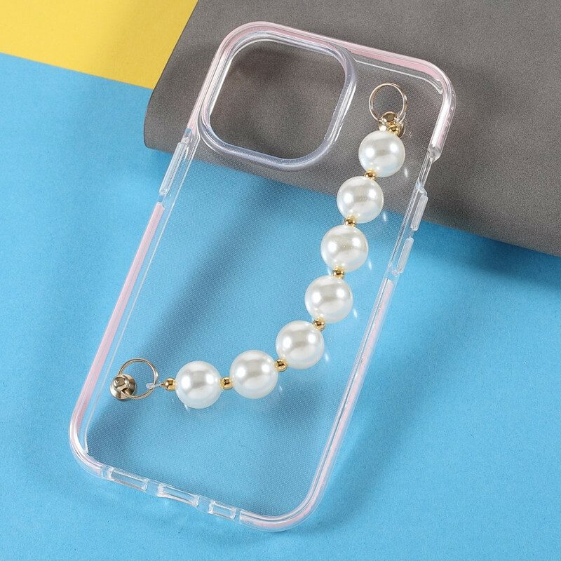 Hülle Für iPhone 13 Pro Silikon-armbandperlen