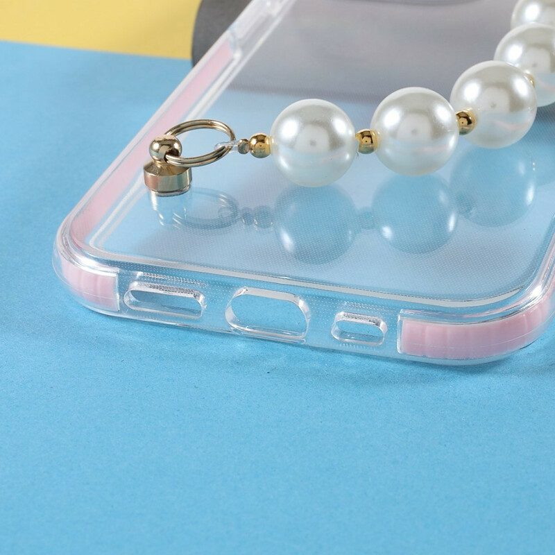 Hülle Für iPhone 13 Pro Silikon-armbandperlen