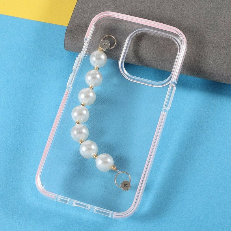 Hülle Für iPhone 13 Pro Silikon-armbandperlen