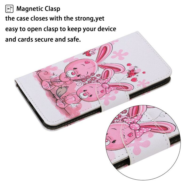 Lederhüllen Für iPhone 13 Pro Kaninchen