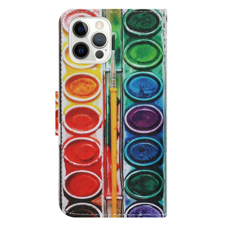 Lederhüllen Für iPhone 13 Pro Malen