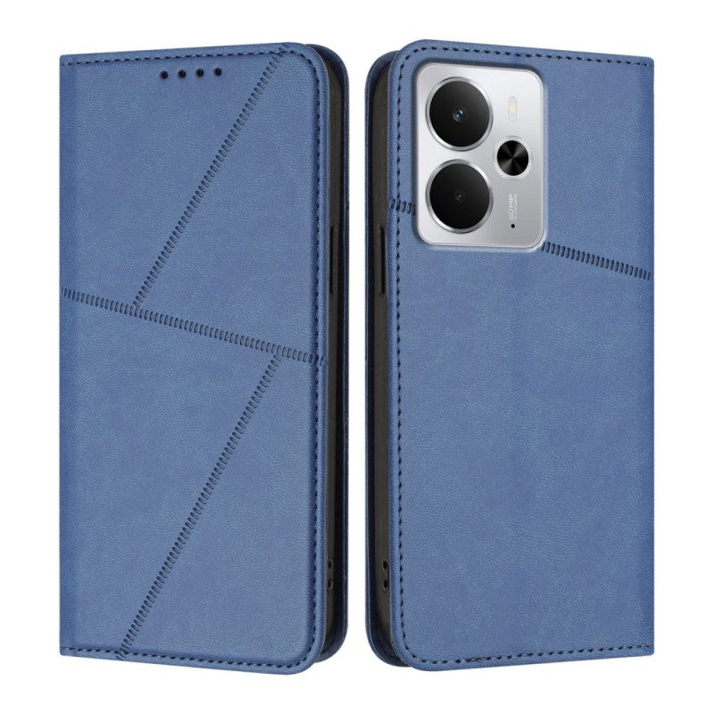 Flip Case Für Realme 14 5g Linien