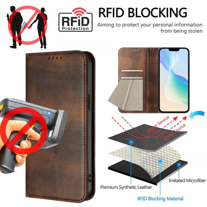 Flip Case Realme 14 5g Retro-rfid-schutz