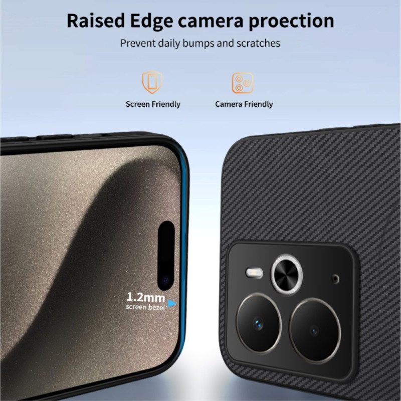 Hülle Realme 14 5g Kompatibel Mit Magsafe Kohlefaser