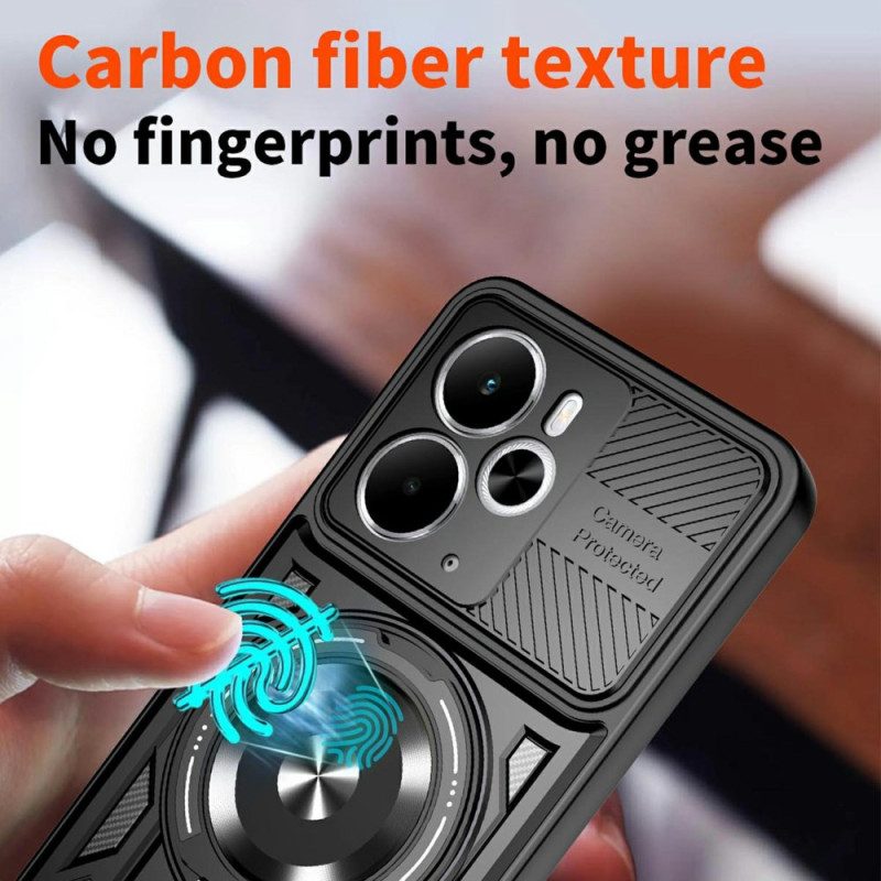 Hülle Realme 14 5g Magnetisch Mit Drehbarem Stativ