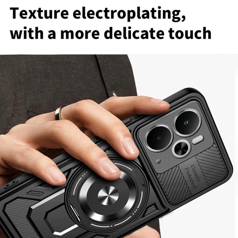 Hülle Realme 14 5g Magnetisch Mit Drehbarem Stativ