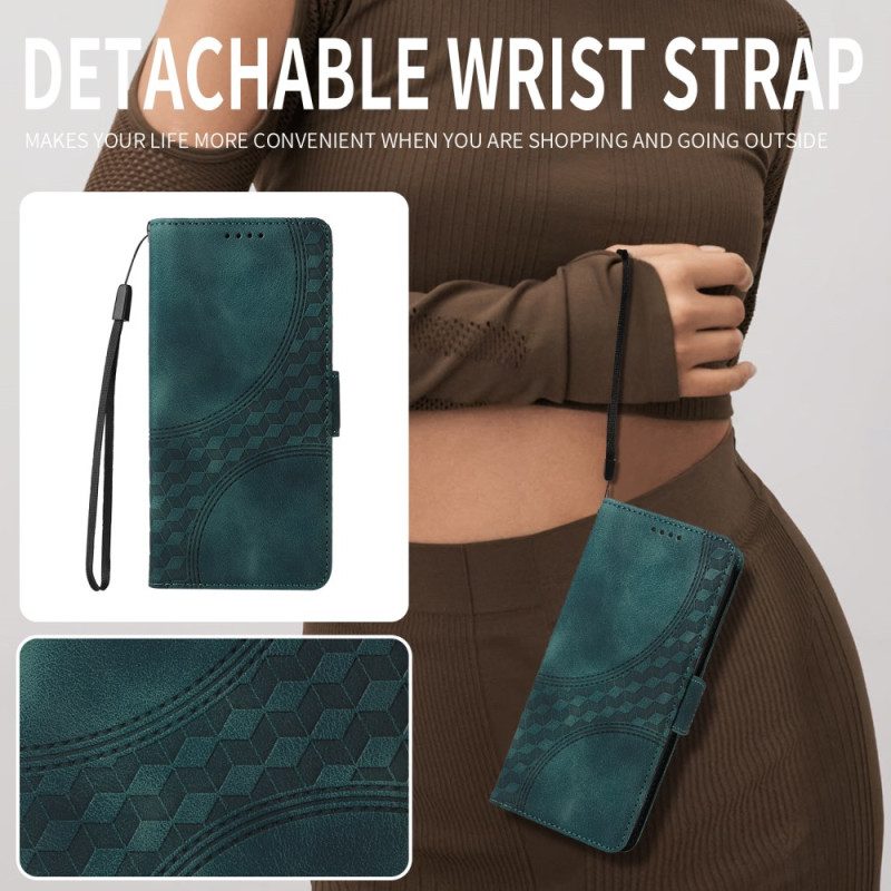 Lederhüllen Für Realme 14 5g Rautenmuster